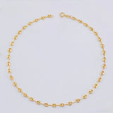 Tobillera GC 2.65g / 9 1/2 in / 3.4mm Oro Amarillo 18K