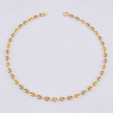 Tobillera Gc 3.5gr / 9 1/4 in / 4.1mm Tres Oros 18K ©