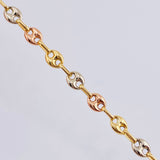 Tobillera Gc 4.9gr / 9 3/4 in / 6.3mm Tres Oros 18K ©