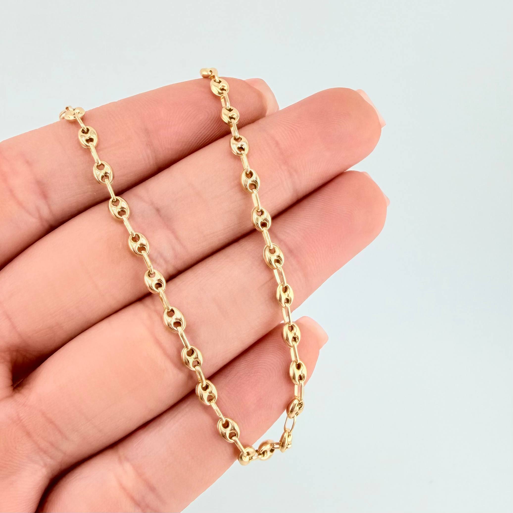 Cadena Gc 6.2gr / 25 3/4 in / 3.3mm Oro Amarillo 18K ©
