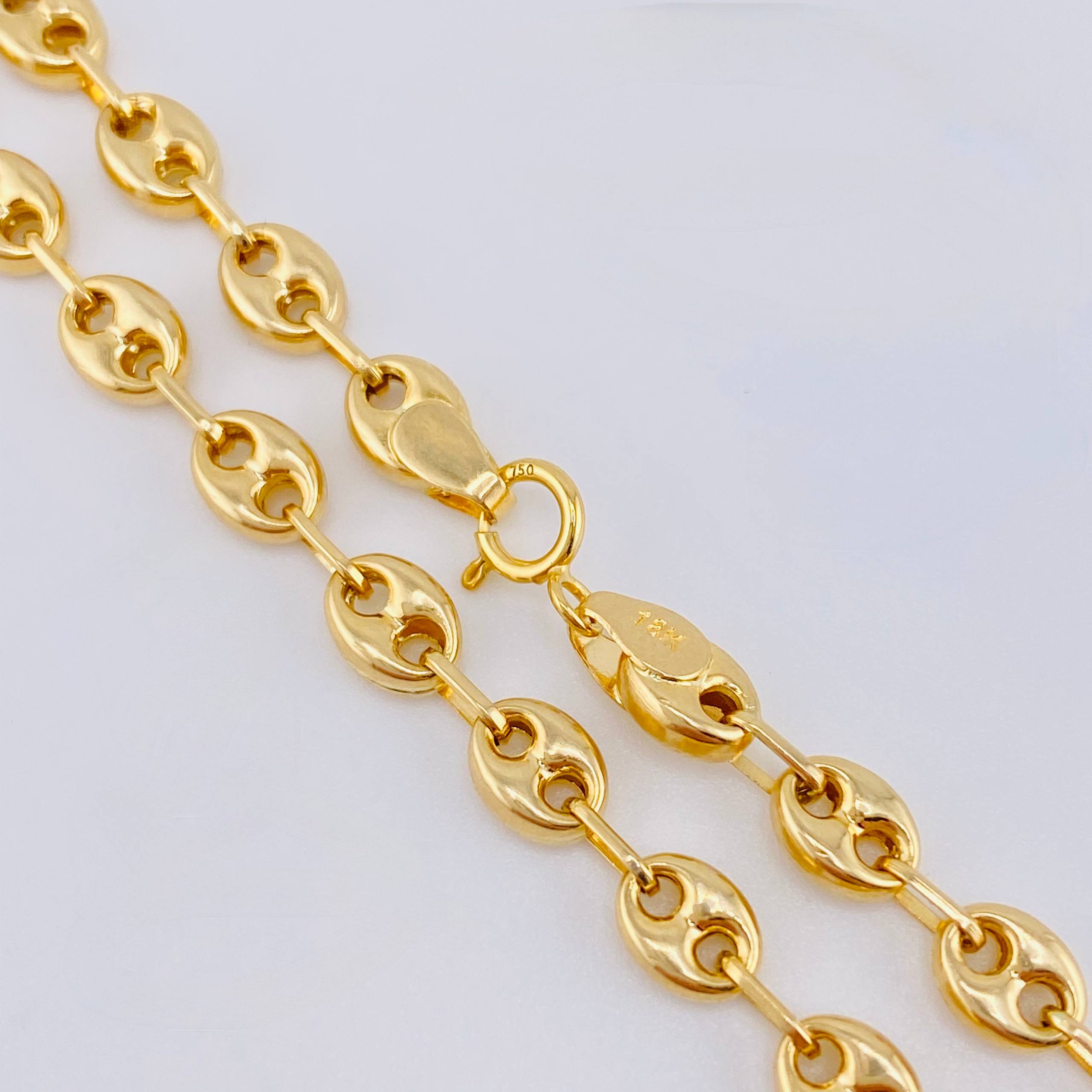 Cadena Gc 11gr / 25 1/2 in / 4.7mm Oro Amarillo 18K