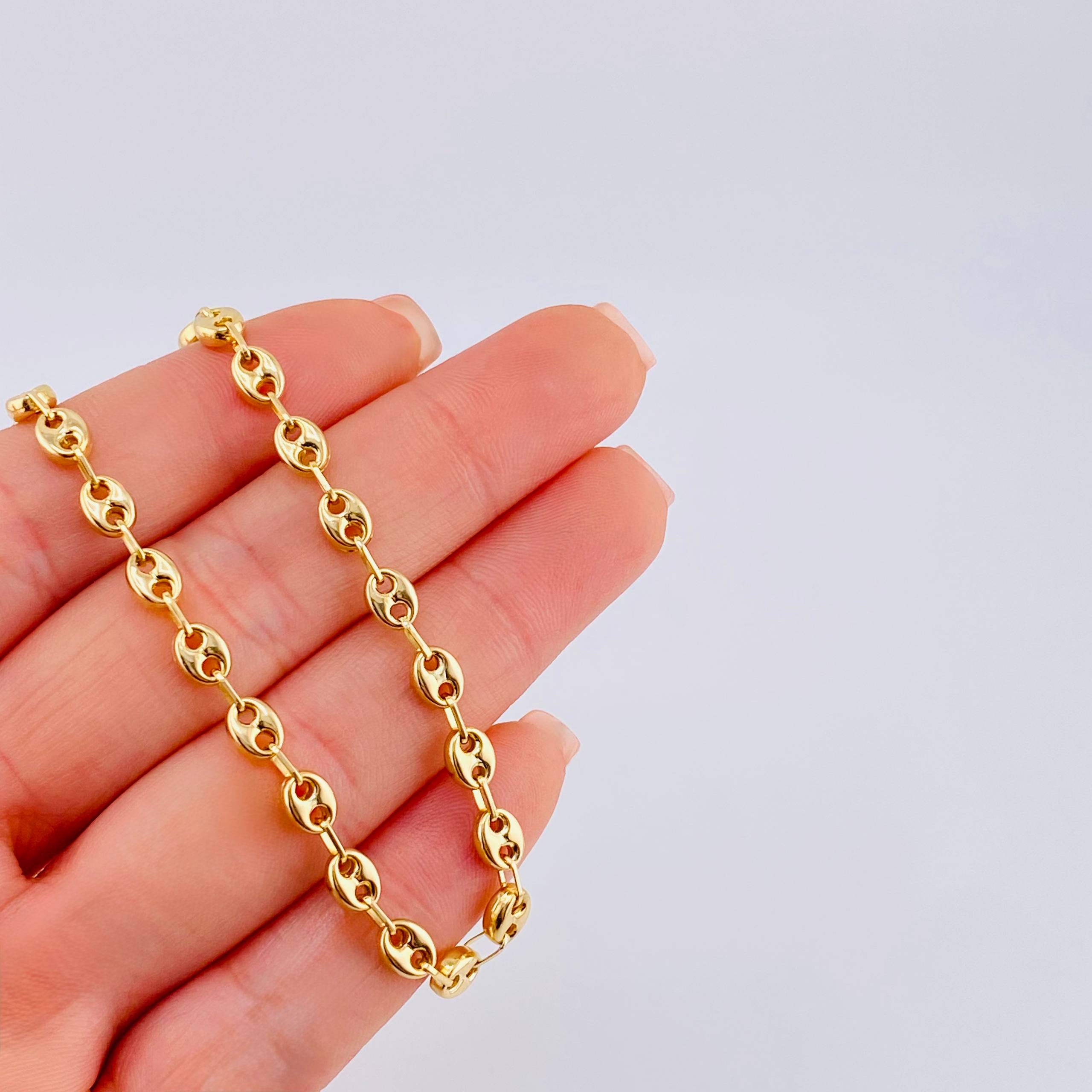 Cadena Gc 10.75gr / 25 3/4 in / 4.7mm Oro Amarillo 18K