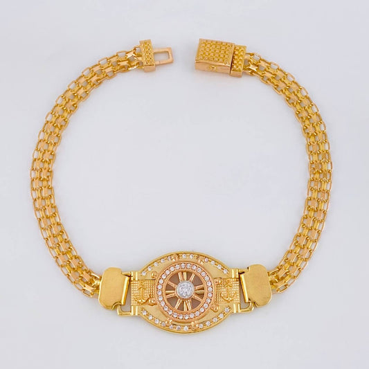 Pulso Chino Correa Timon Ancla 12.35g / 7 3/4 in / 5.1mm Oro Rosa 18K