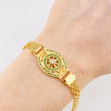Bismark Bracelet Strap Helm Anchor 12.5g / 7 1/4 in / 7mm 18K Yellow Gold