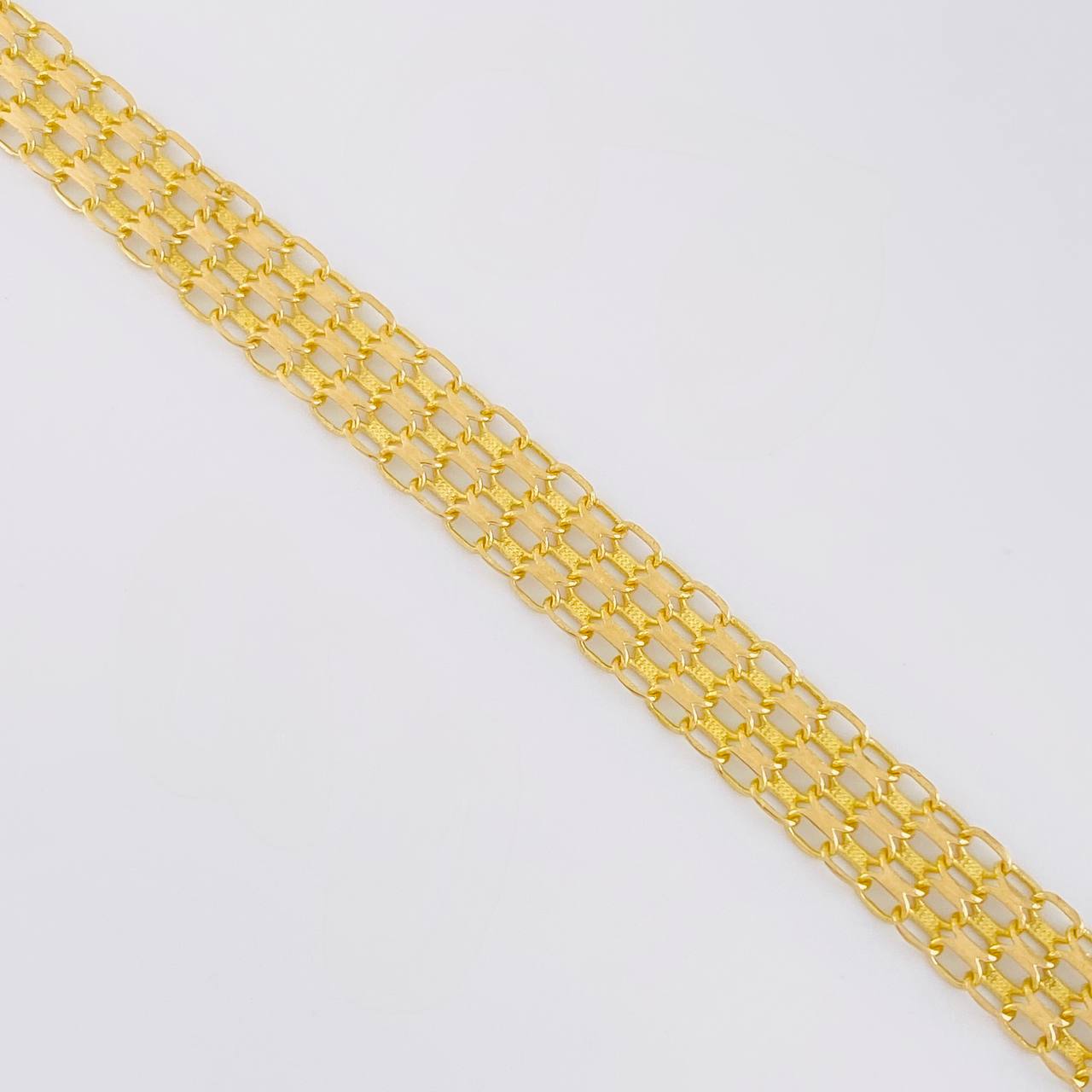 Pulso Chino 7g / 6 1/2 in / 9.6mm Oro Amarillo 18K