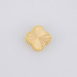 Herraje Trébol Diamantado 1.2g / 1/2 in Oro Amarillo 18K