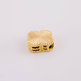 Herraje Trébol Diamantado 1.15g / 1/2 in Oro Amarillo 18K