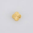 Diamond Cut Clover Charm 0.45g / 1/4 in 18K Yellow Gold