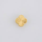 Diamond Cut Clover Charm 0.45g / 1/4 in 18K Yellow Gold