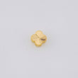 Herraje Trébol Diamantado 0.3g / 1/4 in Oro Amarillo 18K