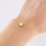 Diamond Cut Clover Charm 0.35g / 1/4 in 18K Yellow Gold