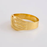 Anillo Carril Trio Olas 1.85 g / T8 1/2 Oro Amarillo 18K