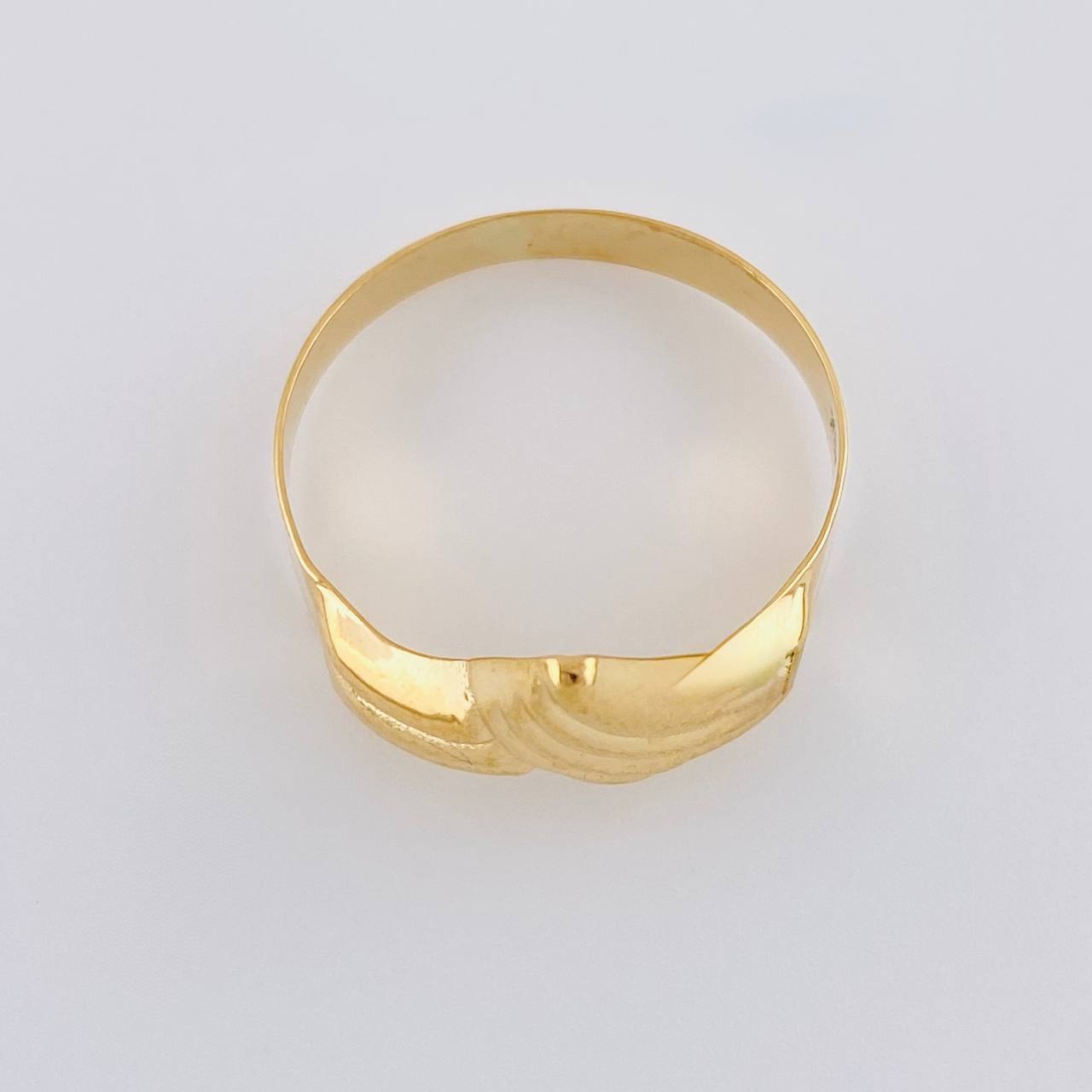 Anillo Curva Enlazada 1.55 g / T6 Oro Amarillo 18K