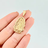 Dije Virgen De Guadalupe 2.1 g / 1 1/2 in Oro Amarillo 18K