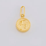Dije Circulo Fé 0.7 g / 3/4 in Oro Amarillo 18K