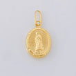 Dije Virgen Guadalupe Mate 0.7 g / 3/4 in Oro Amarillo 18K