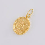Pendant San Miguel Matte 0.9 g / 3/4 in Yellow Gold 18K