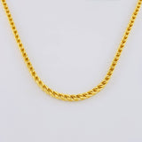 Cadena Franco 11.9 g / 20 1/4 in / 2.7 mm Oro Amarillo 18K