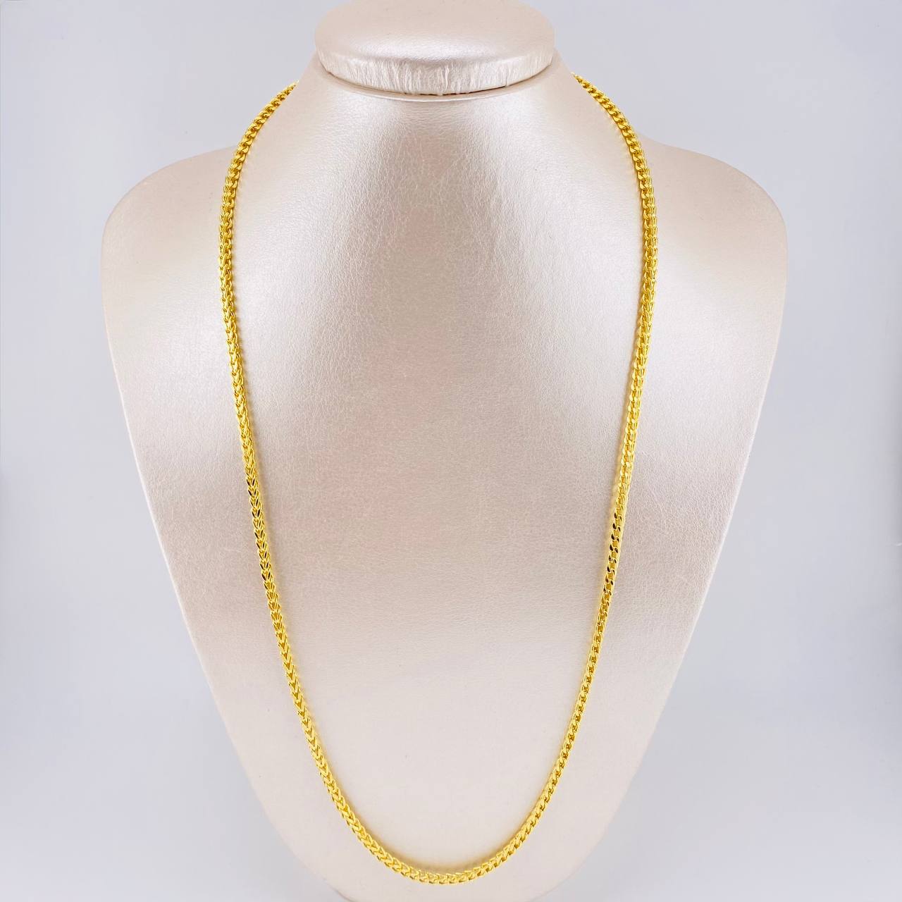 Cadena Franco 14.1 g / 23 1/2 in / 2.65 mm Oro Amarillo 18K
