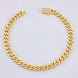 Cuban Links Bracelet 10.85 g / 8 1/4 in / 6.3 mm 18K Yellow Gold