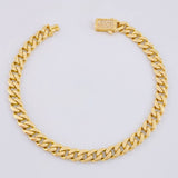 Cuban Links Bracelet 10.85 g / 8 1/4 in / 6.3 mm 18K Yellow Gold