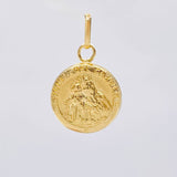 Dije Virgen Del Carmen 0.6 g / 3/4 in Oro Amarillo 18K