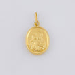 Pendant Virgen Del Carmen 0.4 g / 3/4 in Yellow Gold 18K