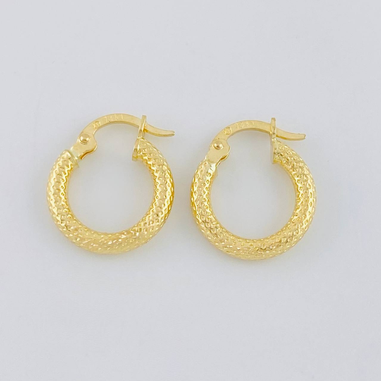 Candongas Jaz 1.3 g / 1 in Oro Amarillo 18K