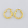 Candongas Jaz 1.3 g / 1 in Oro Amarillo 18K