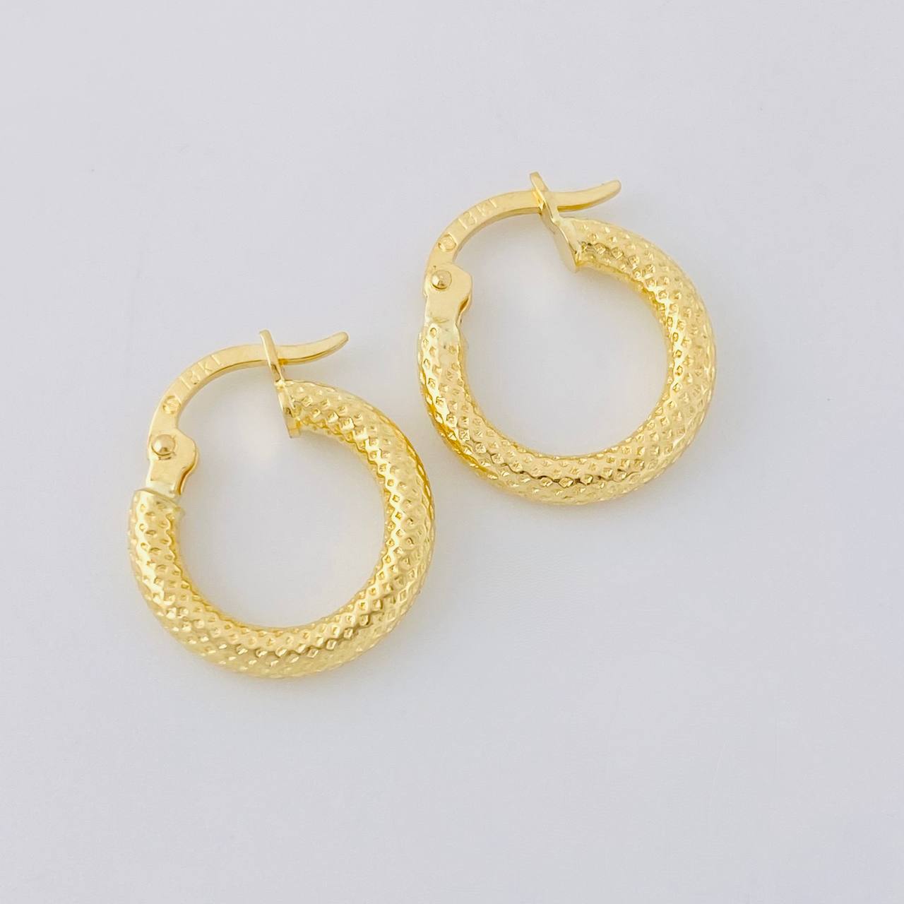 Candongas Jaz 1.3 g / 1 in Oro Amarillo 18K