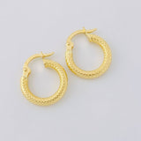 Candongas Jaz 1.3 g / 1 in Oro Amarillo 18K