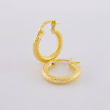 Candongas Jaz 1.3 g / 1 in Oro Amarillo 18K
