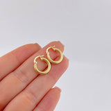 Candongas Jaz 1.3 g / 1 in Oro Amarillo 18K