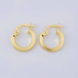 Candongas Fino 1.2 g / 1 in Oro Amarillo 18K