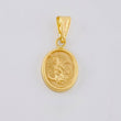 Pendant San Miguel Matte 0.9 g / 3/4 in Yellow Gold 18K