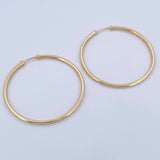 Hoop Earrings Caponeras 3.35gr / 4.3cm (1.7in) / 18K Gold $