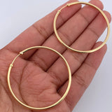 Hoop Earrings Caponeras 3.35gr / 4.3cm (1.7in) / 18K Gold $
