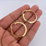 Hoop Earrings Clau 2.3gr / 3cm / 18K Gold &