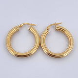 Cyrene Hoop Earrings 3.8gr / 2.8cm (1.1in) / 18K Gold $