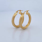 Cyrene Hoop Earrings 3.8gr / 2.8cm (1.1in) / 18K Gold $