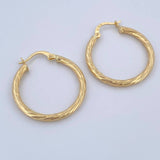 Mary Hoop Earrings 2.2gr / 2.8cm (1.1in) / 18K Gold $