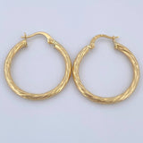 Mary Hoop Earrings 2.2gr / 2.8cm (1.1in) / 18K Gold $