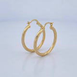 Mary Hoop Earrings 2.2gr / 2.8cm (1.1in) / 18K Gold $