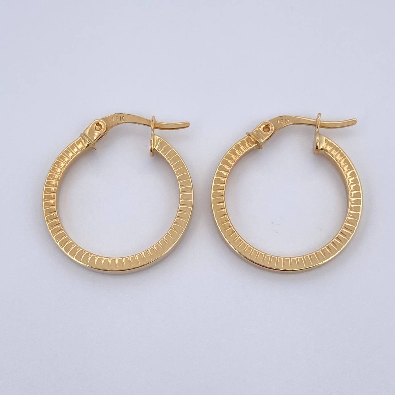 Hoop Earrings Maribel 1.75gr / 2.3cm / 18K Gold &