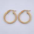 Hoop Earrings Maribel 1.75gr / 2.3cm / 18K Gold &