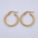 Hoop Earrings Maribel 1.75gr / 2cm (0.8in) / 18K Gold $