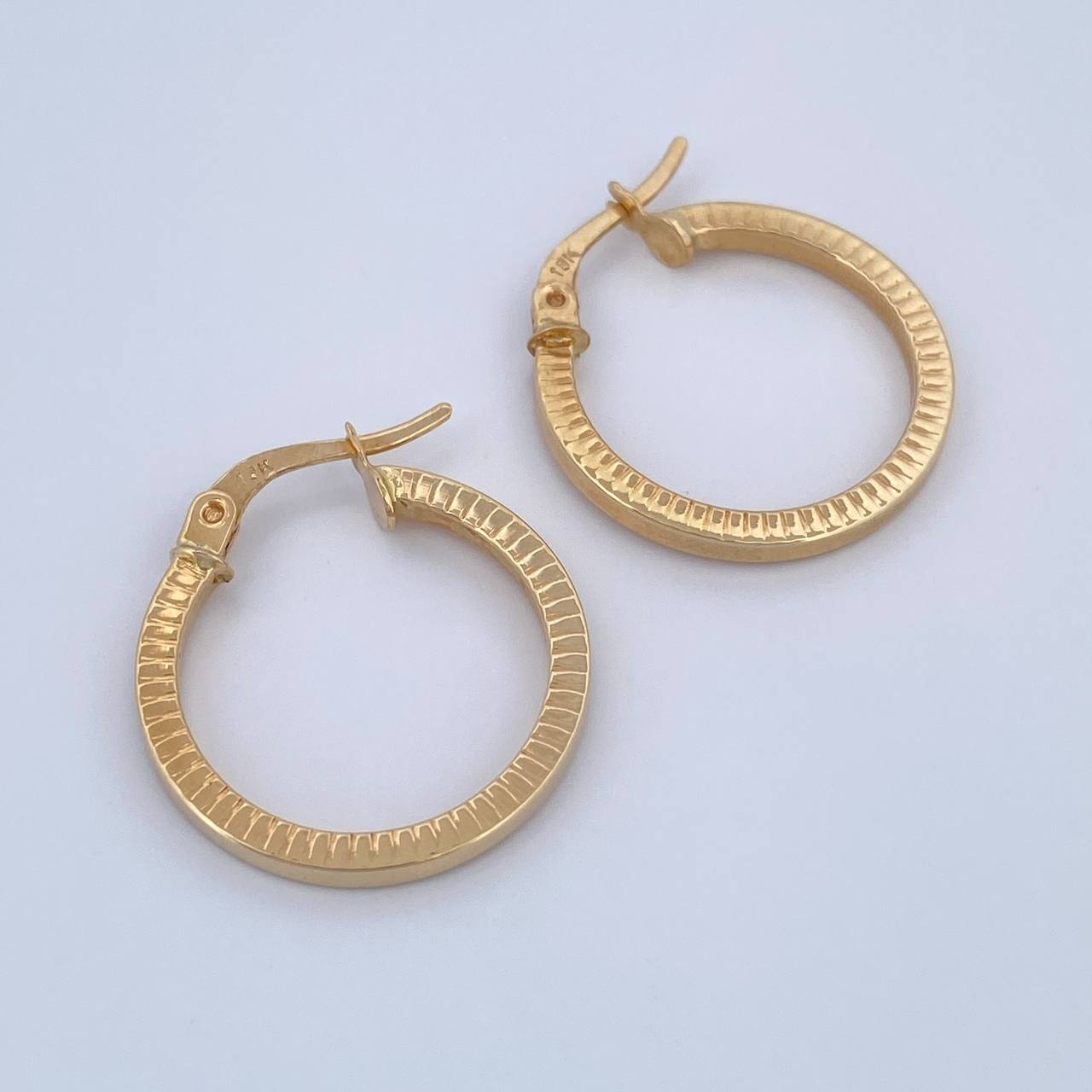 Hoop Earrings Maribel 1.75gr / 2.3cm / 18K Gold &