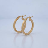 Hoop Earrings Maribel 1.75gr / 2cm (0.8in) / 18K Gold $