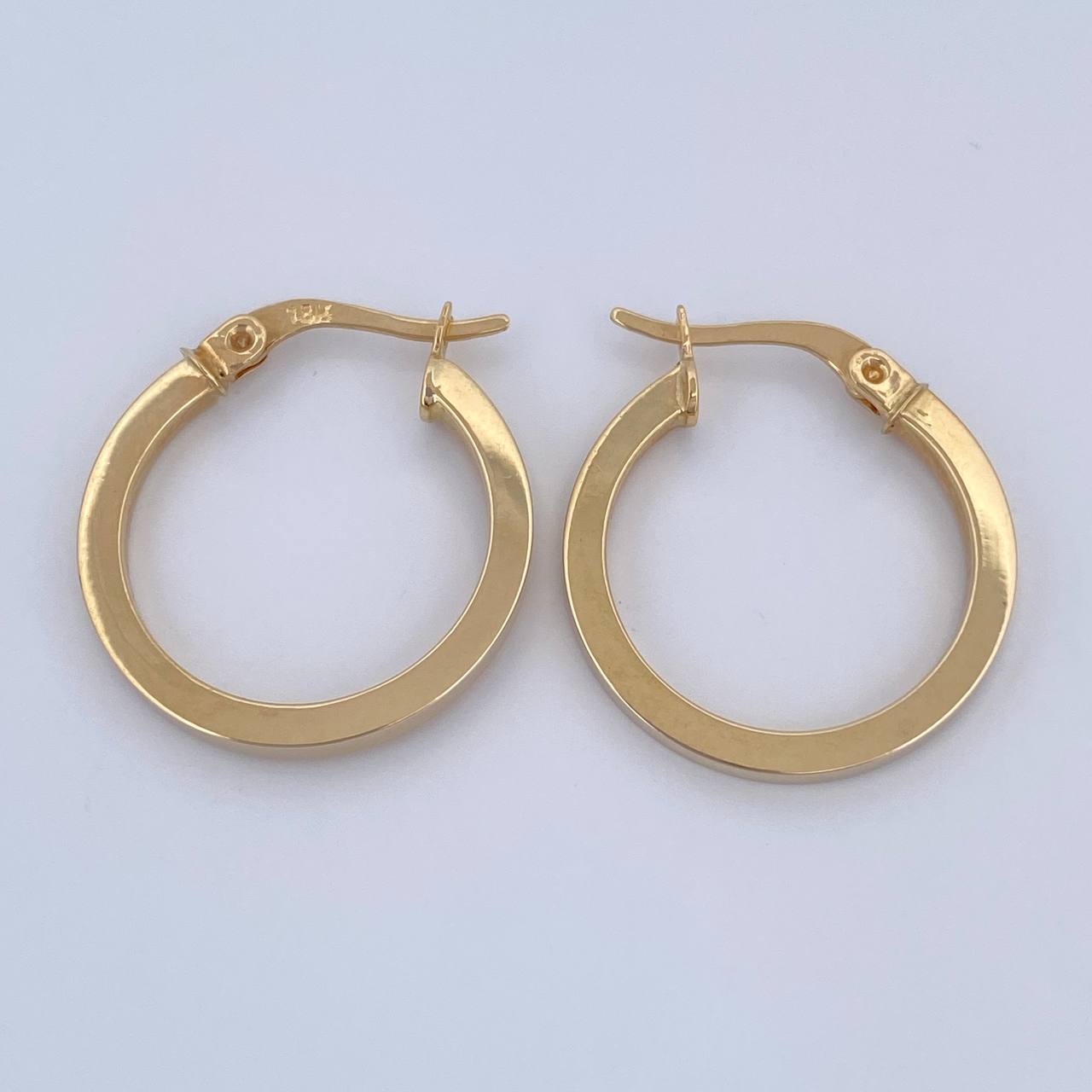 Diani Hoop Earrings 1.85gr / 2cm (0.8in) / 18K Gold $
