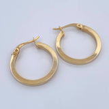 Diani Hoop Earrings 1.85gr / 2cm (0.8in) / 18K Gold $